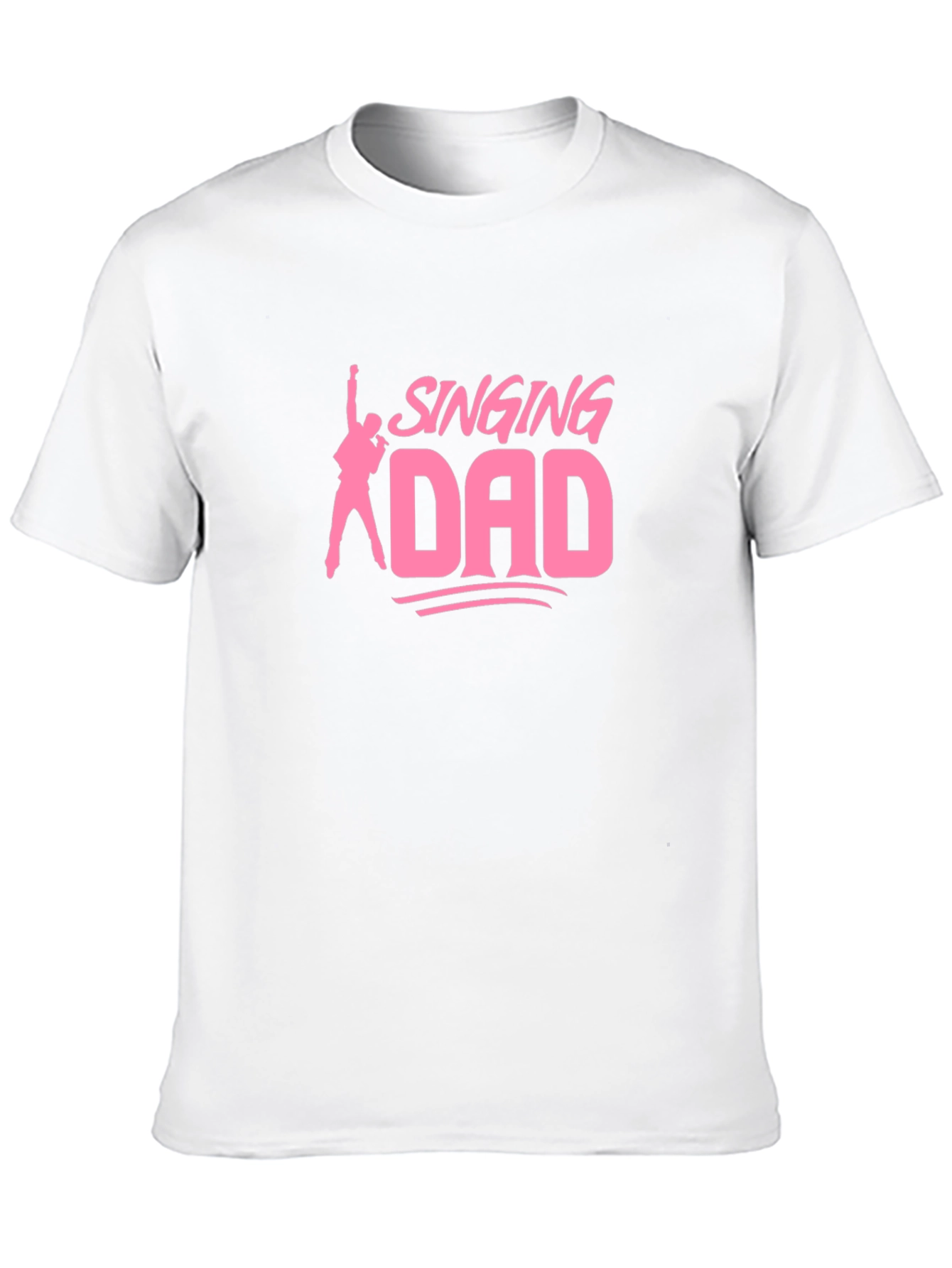 Singing Dad Black T-Shirt - Music Lover Gift