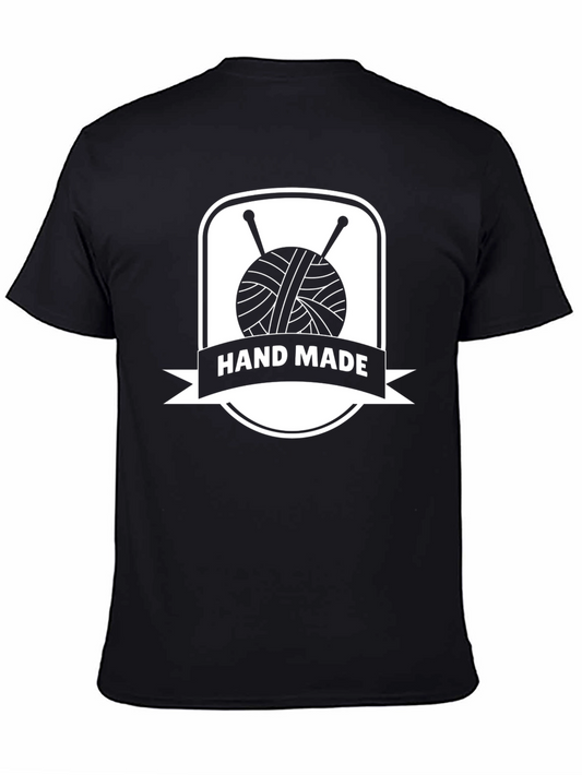 Handmade Knit T-Shirt - Yarn & Needles Design