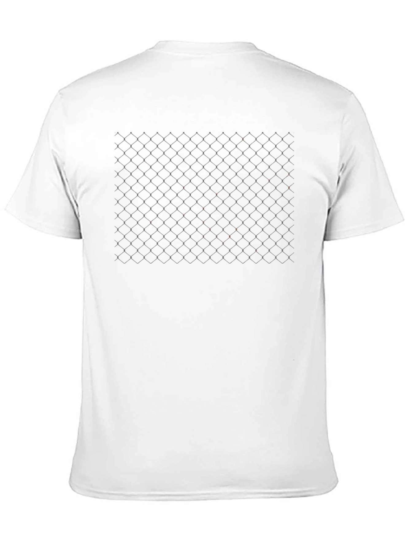 Black Chain Link Pattern Tee