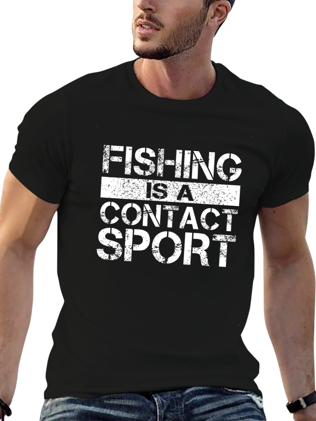 Fishing Is A Contact Sport Graphic Tee