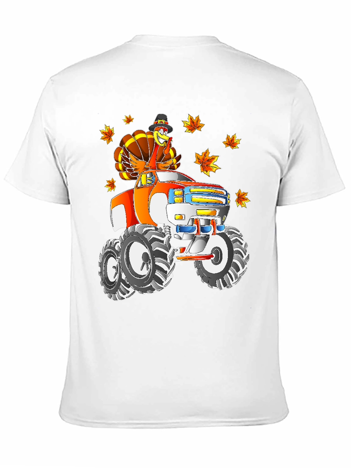 Thanksgiving Turkey Monster Truck T-Shirt
