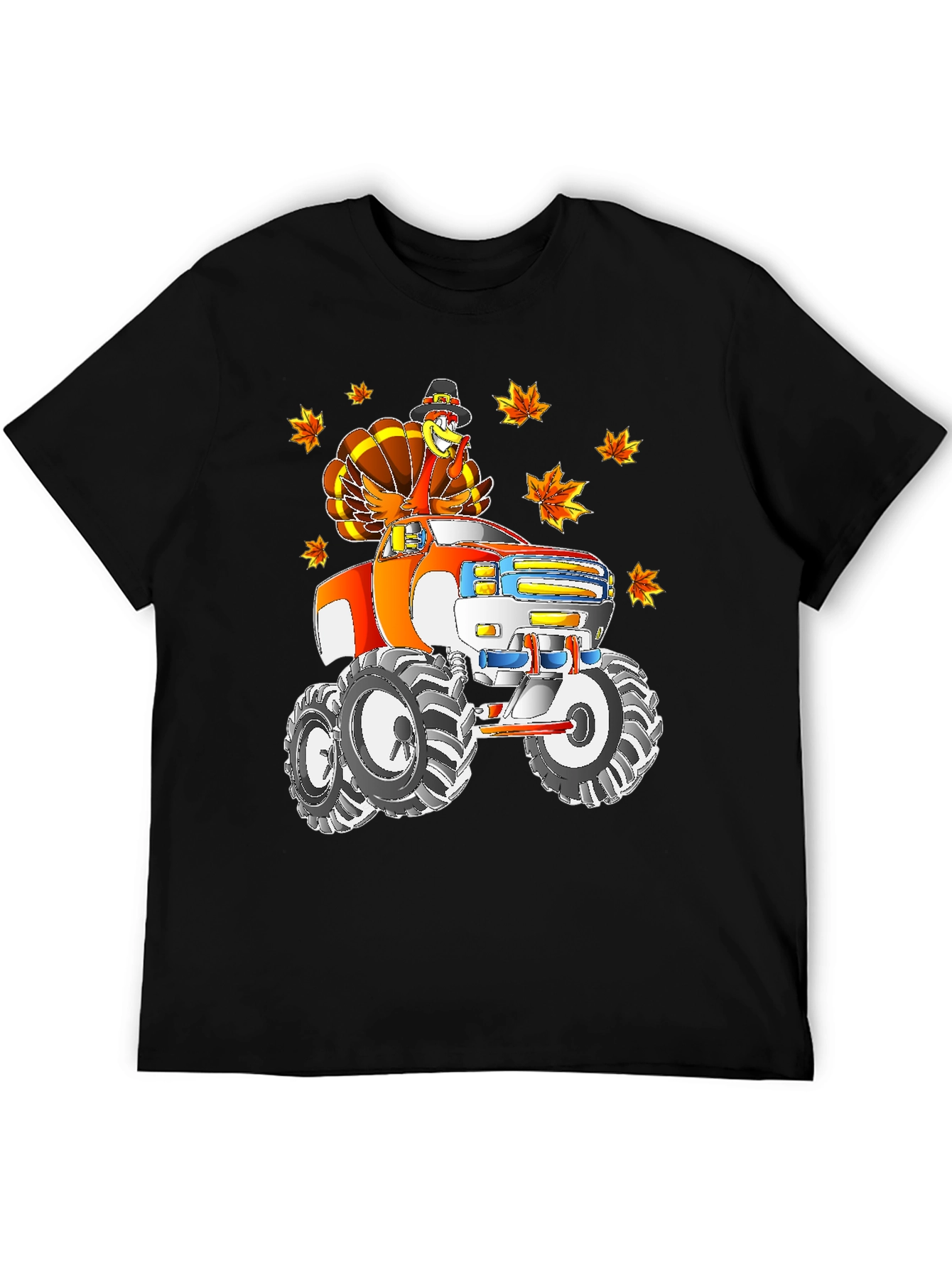Thanksgiving Turkey Monster Truck T-Shirt