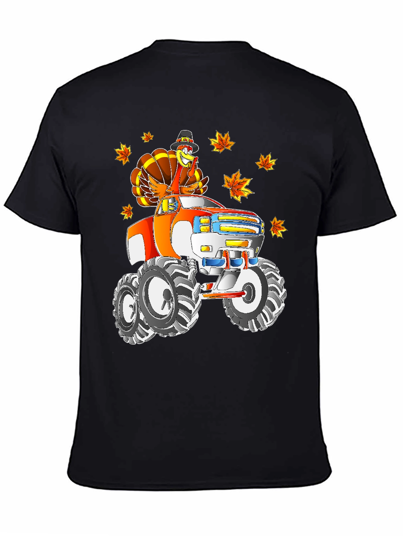 Thanksgiving Turkey Monster Truck T-Shirt