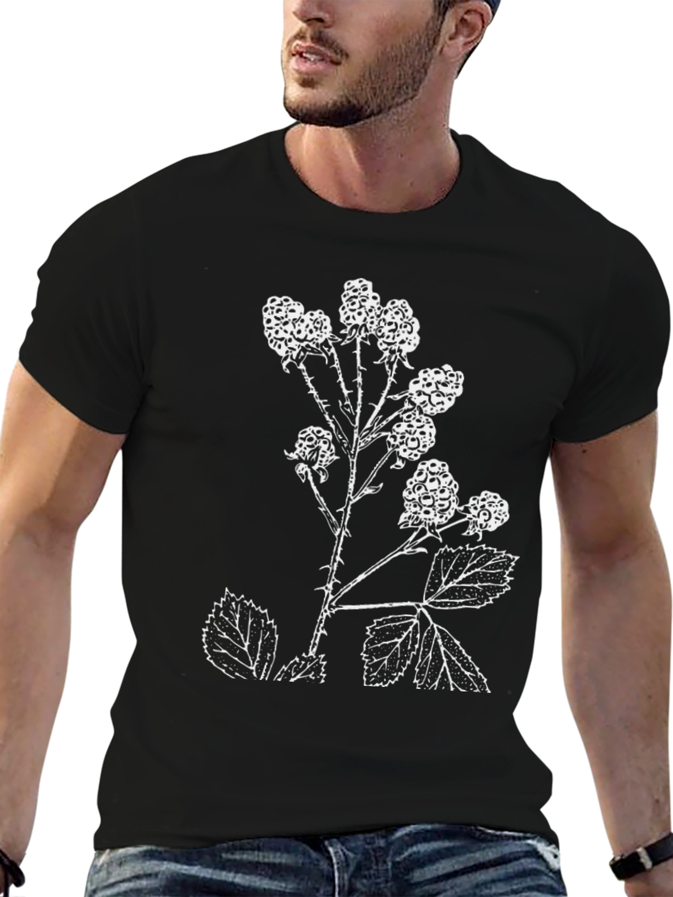 Botanical Blackberry Graphic Tee