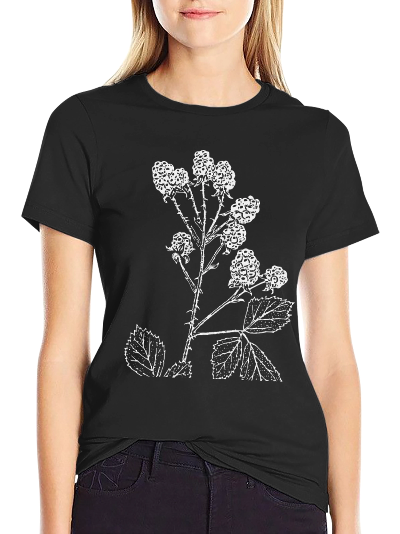 Botanical Blackberry Graphic Tee