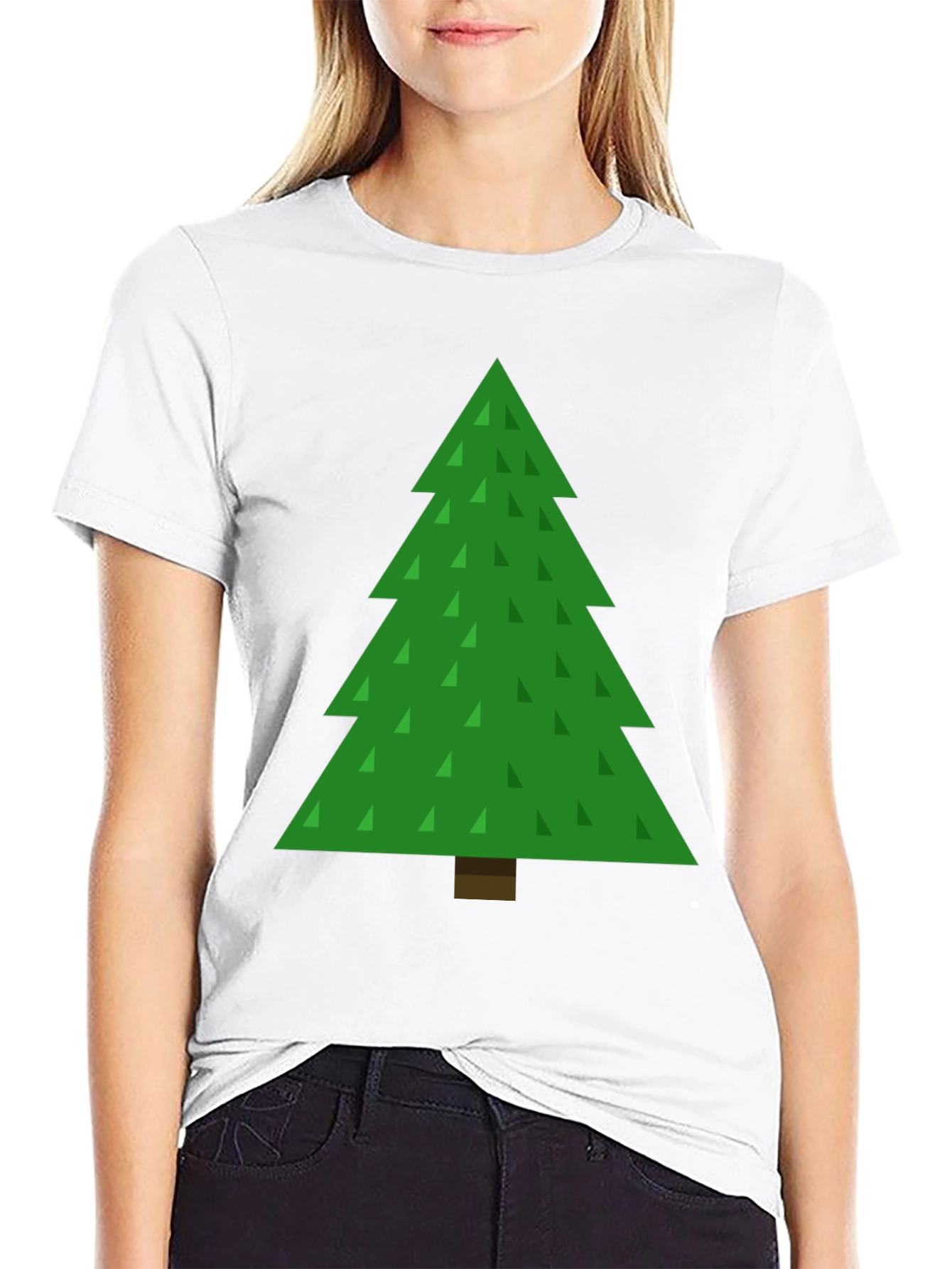 Christmas Tree Graphic Tee - Holiday Fun