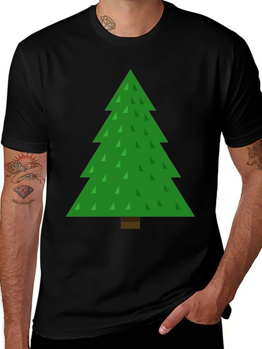 Christmas Tree Graphic Tee - Holiday Fun