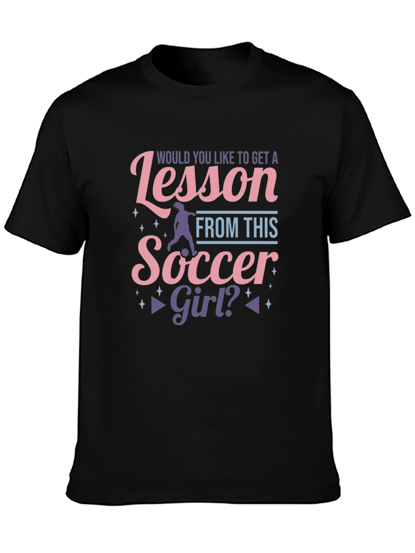 Soccer Girl Graphic T-Shirt - Unique Design