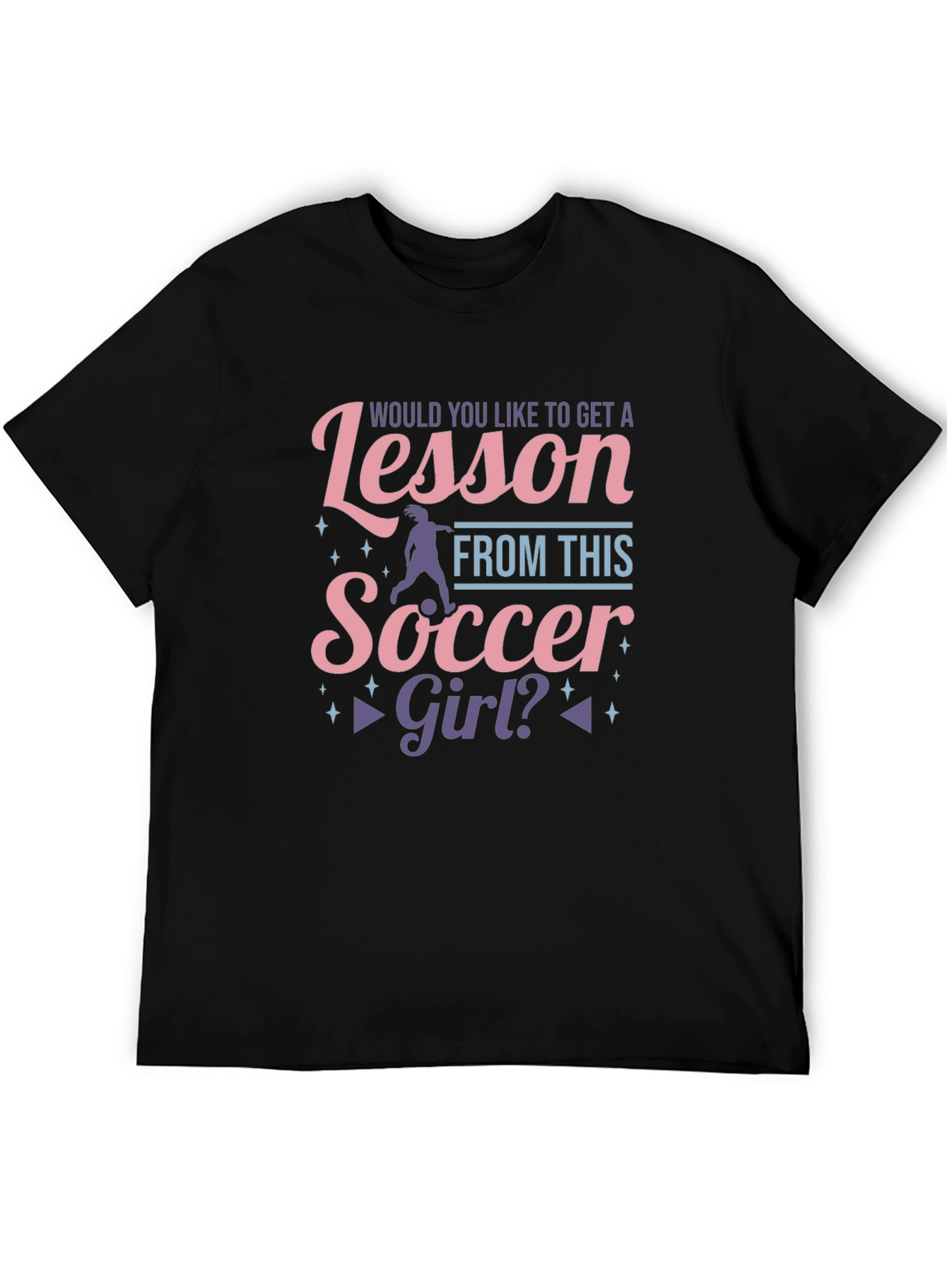 Soccer Girl Graphic T-Shirt - Unique Design