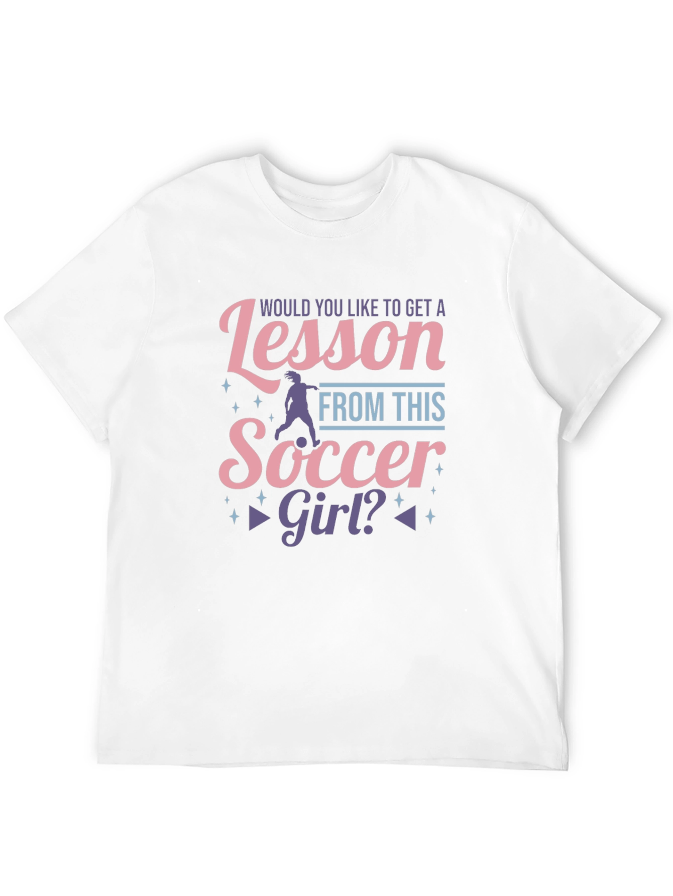 Soccer Girl Graphic T-Shirt - Unique Design