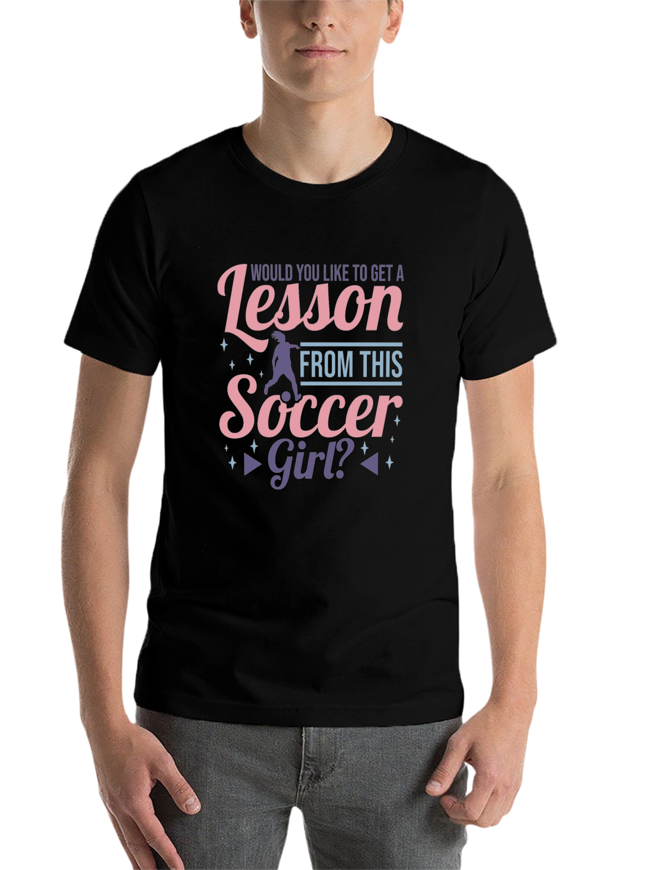 Soccer Girl Graphic T-Shirt - Unique Design