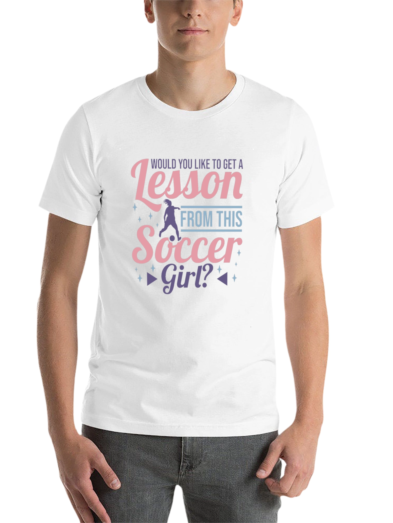 Soccer Girl Graphic T-Shirt - Unique Design