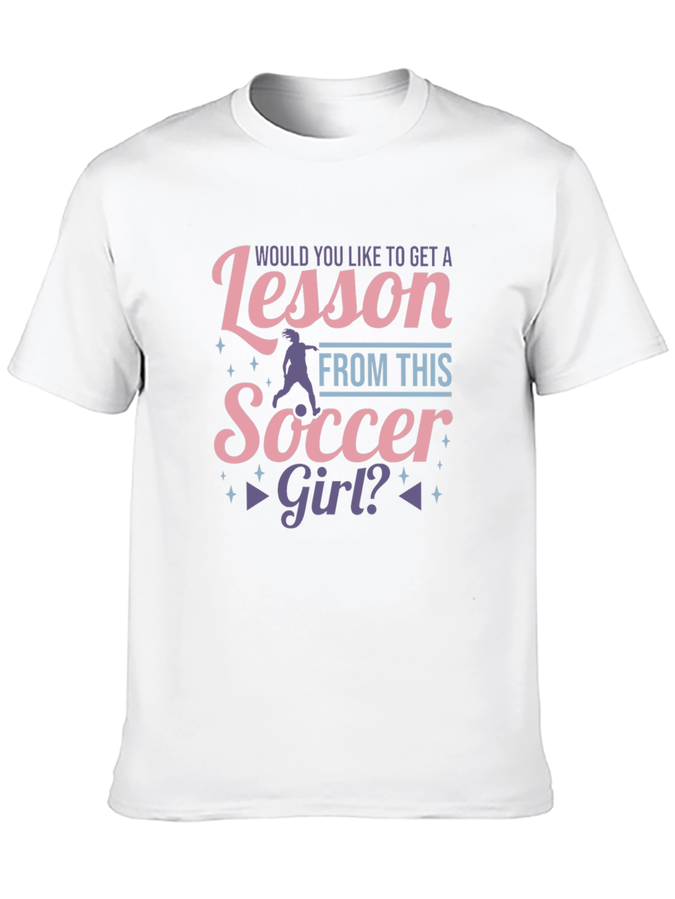 Soccer Girl Graphic T-Shirt - Unique Design