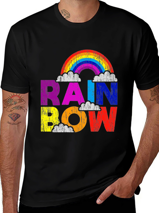 Rainbow Graphic Tee - Colorful Pride T-Shirt