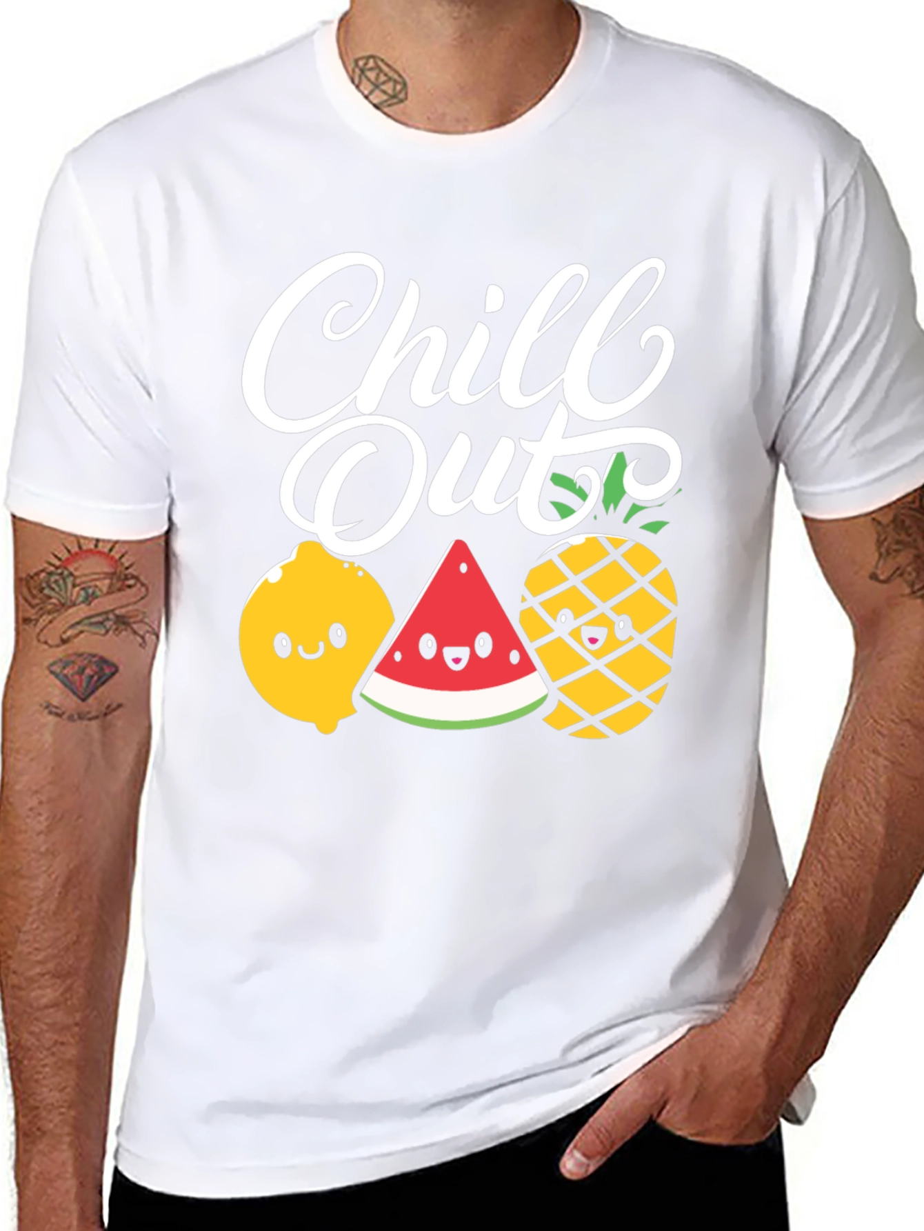 Chill Out Summer Fruits Graphic Tee