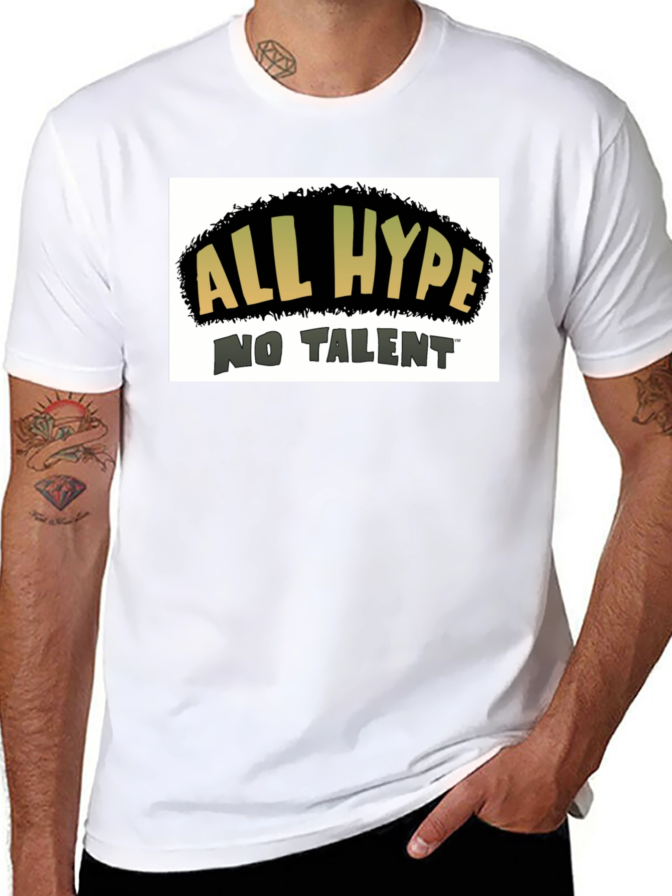 All Hype No Talent Graphic Tee