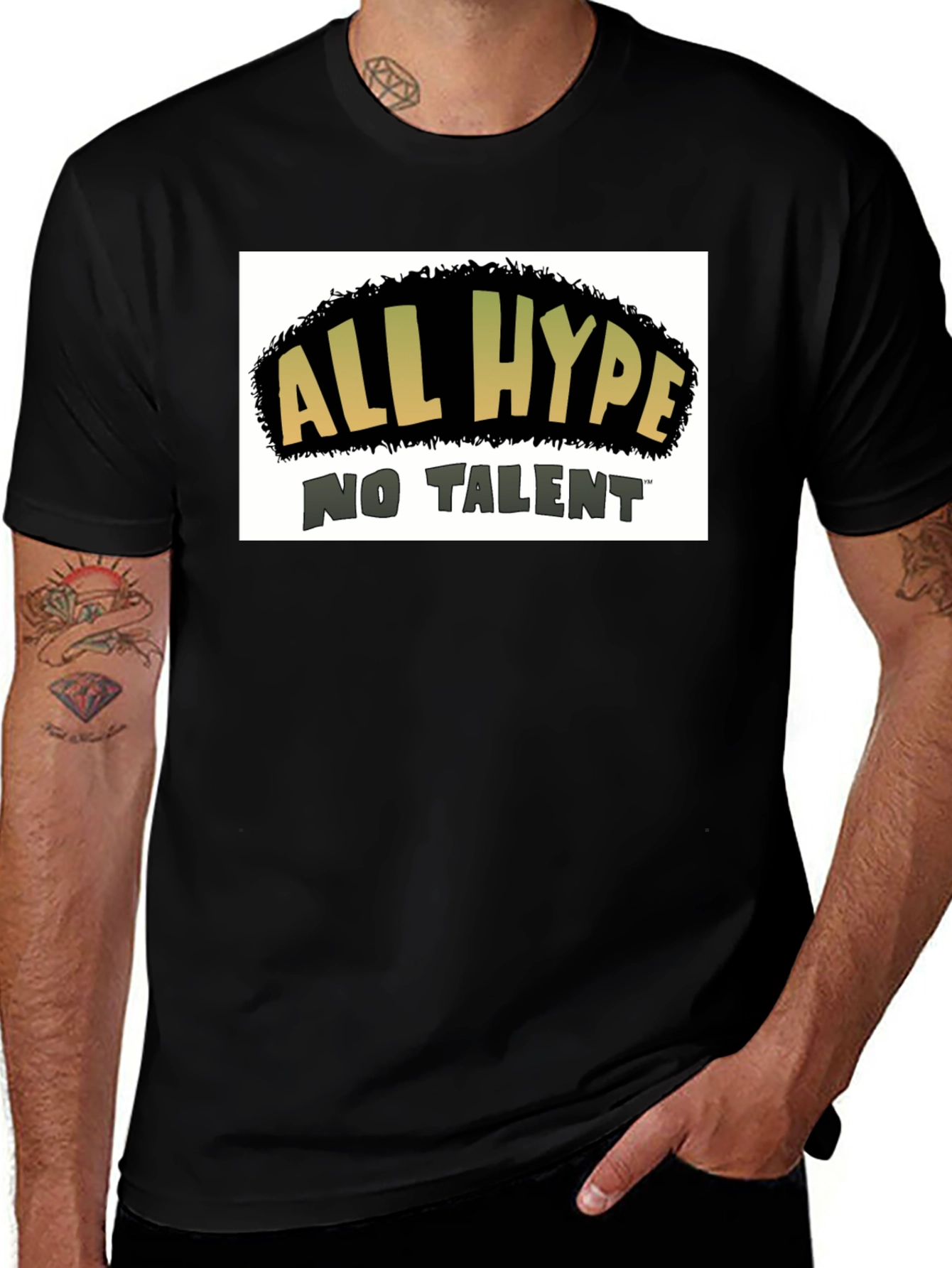 All Hype No Talent Graphic Tee