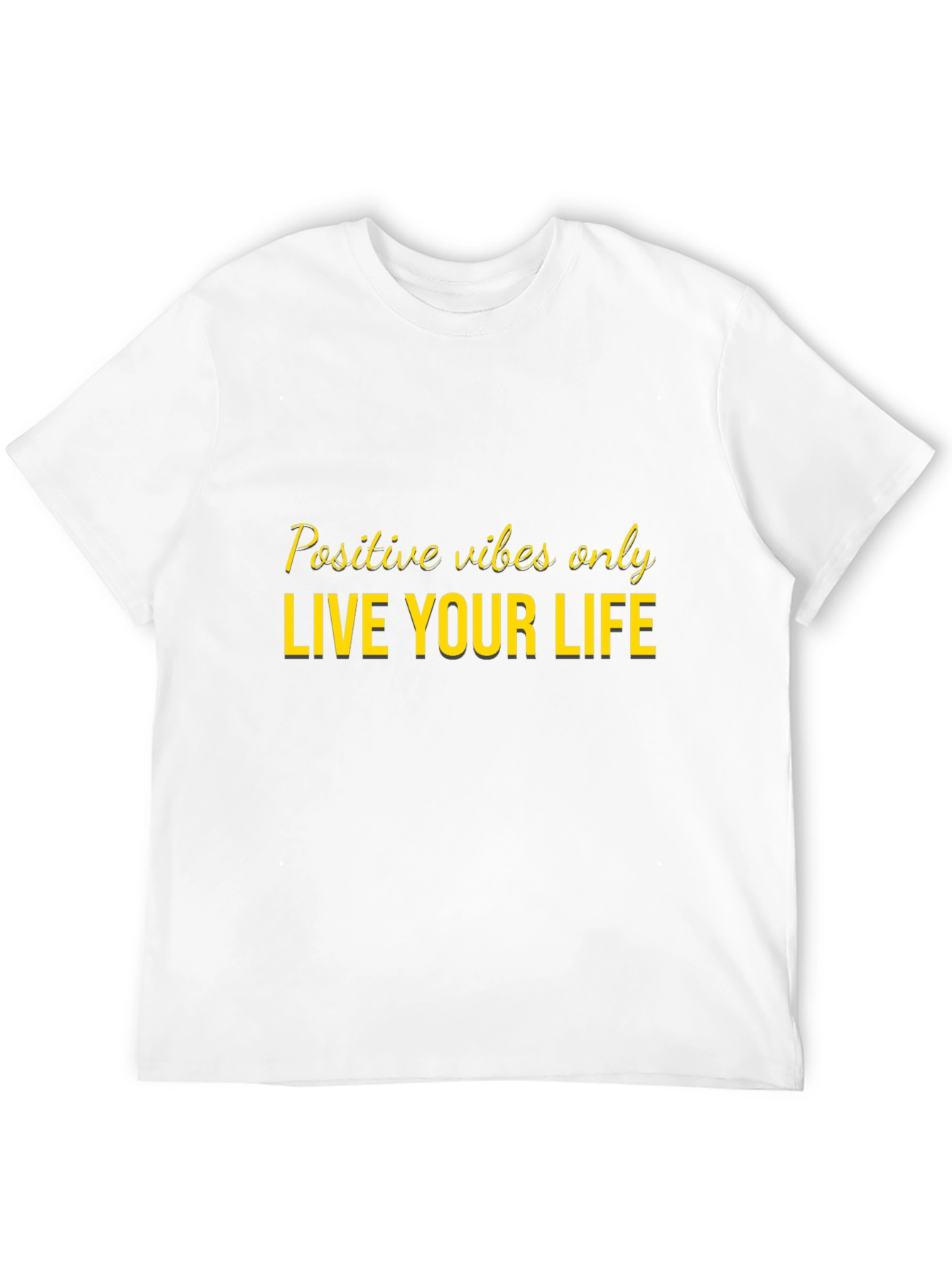 Positive Vibes Only Graphic T-Shirt