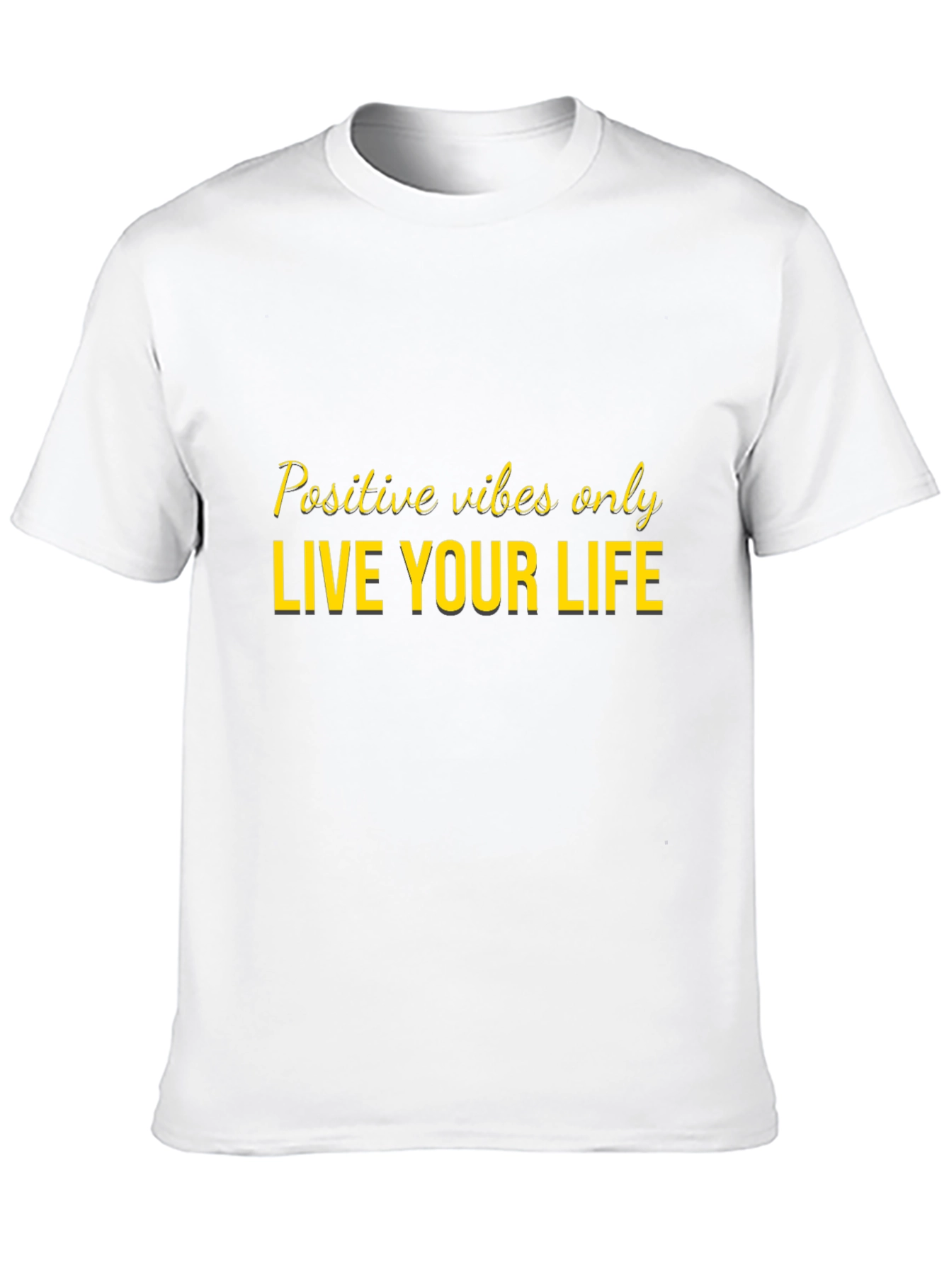 Positive Vibes Only Graphic T-Shirt