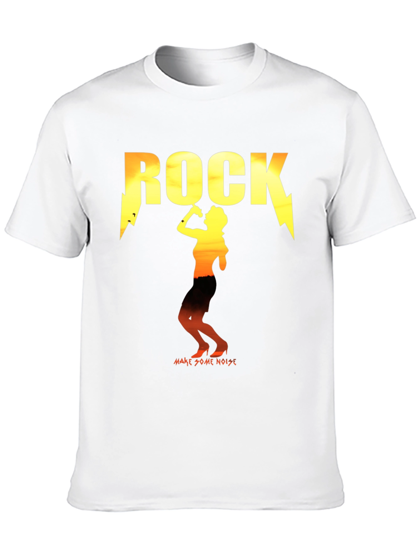 Rock Music Graphic Tee -  Make Some Noise