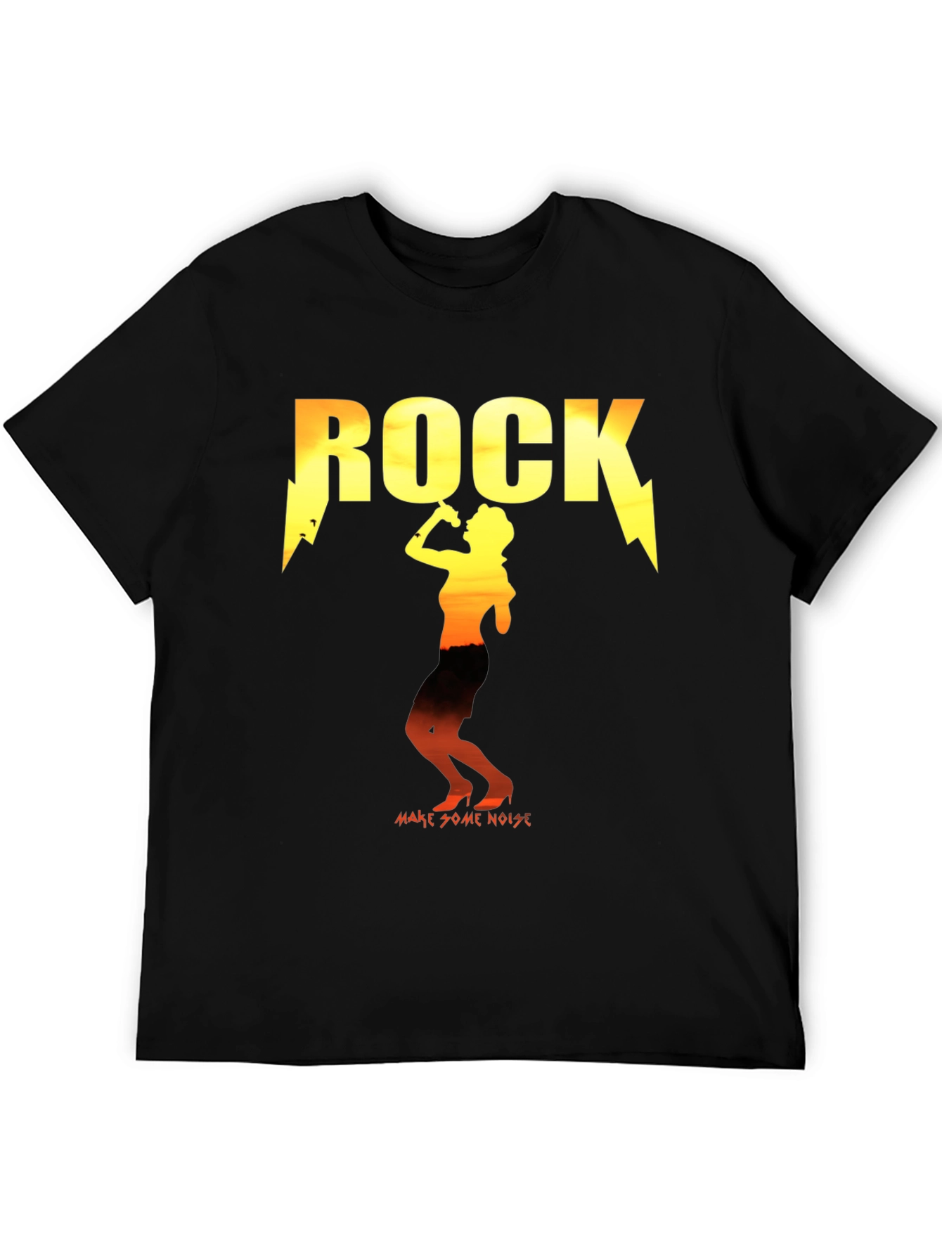 Rock Music Graphic Tee -  Make Some Noise