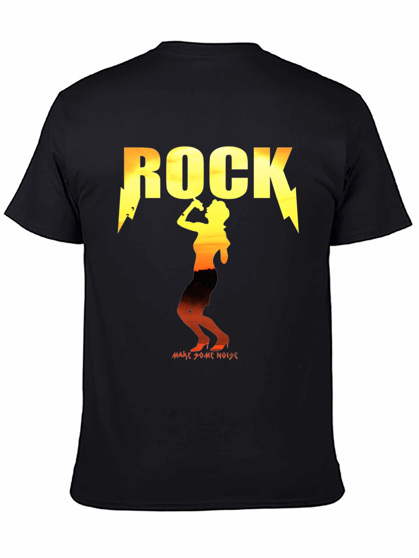 Rock Music Graphic Tee -  Make Some Noise