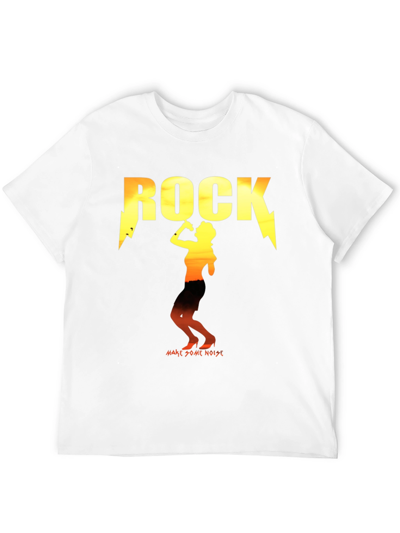 Rock Music Graphic Tee -  Make Some Noise