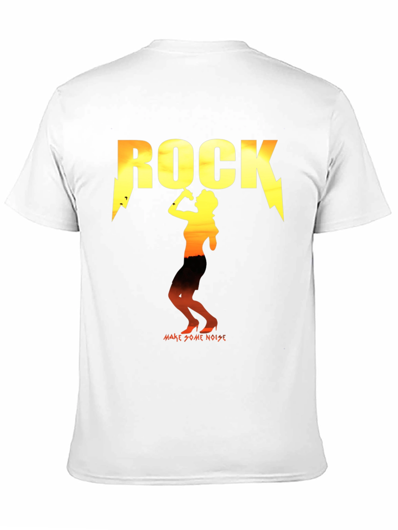 Rock Music Graphic Tee -  Make Some Noise