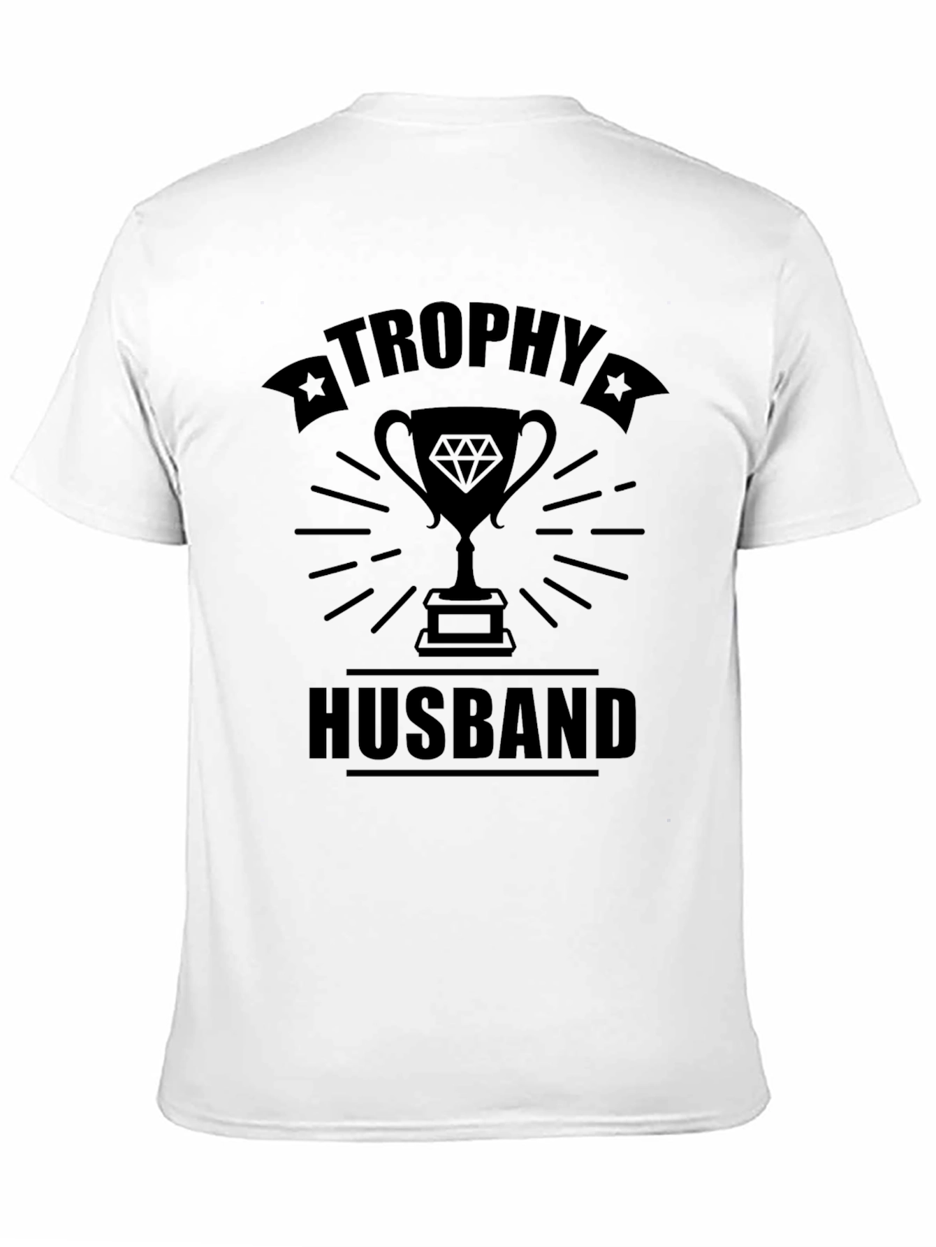 Trophy Husband Graphic T-Shirt - Black