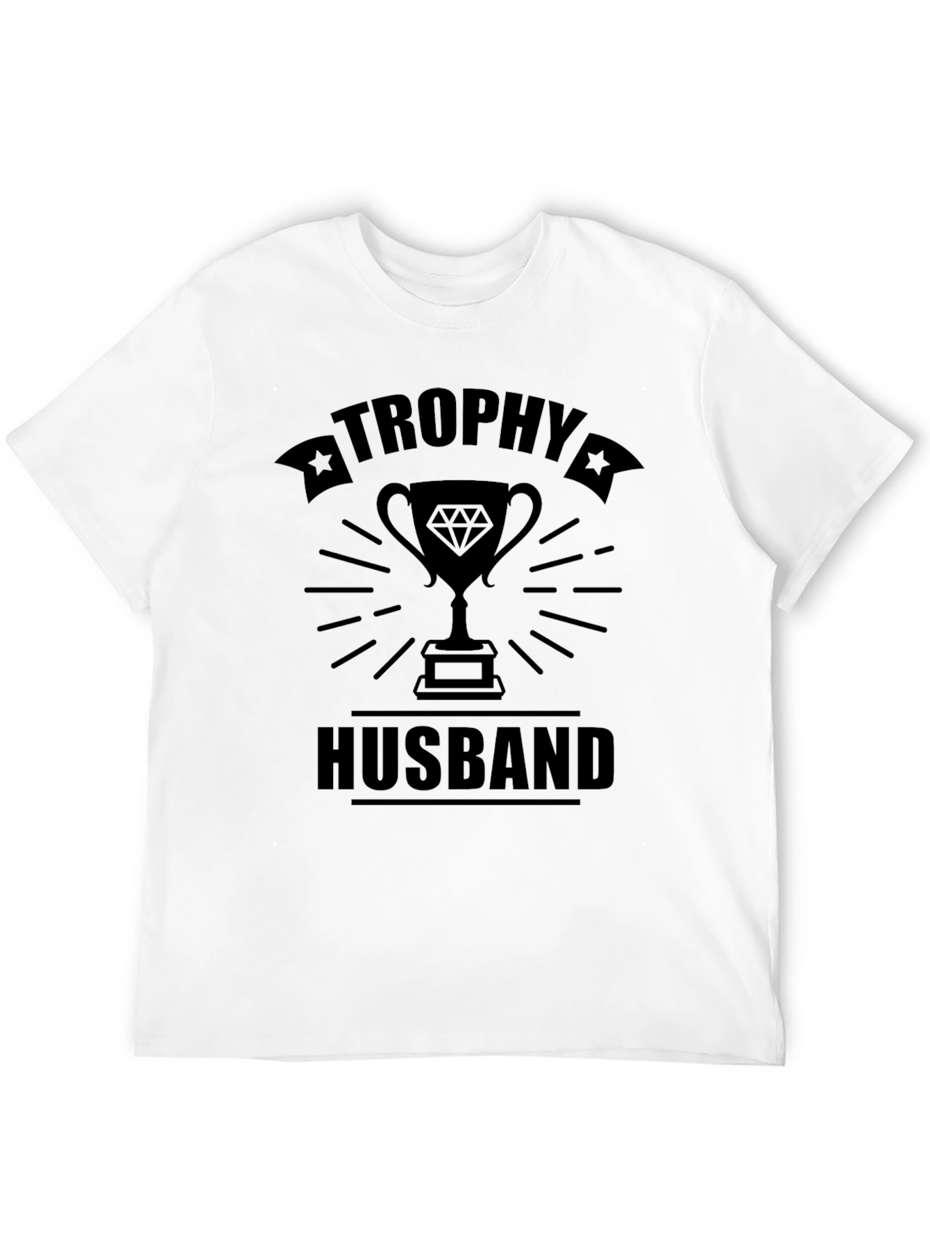 Trophy Husband Graphic T-Shirt - Black