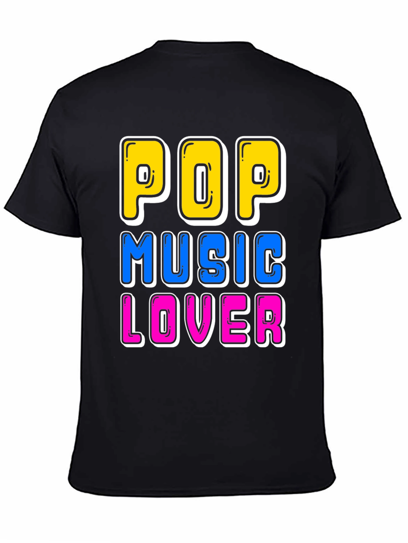 Pop Music Lover T-Shirt - Fun Graphic Tee