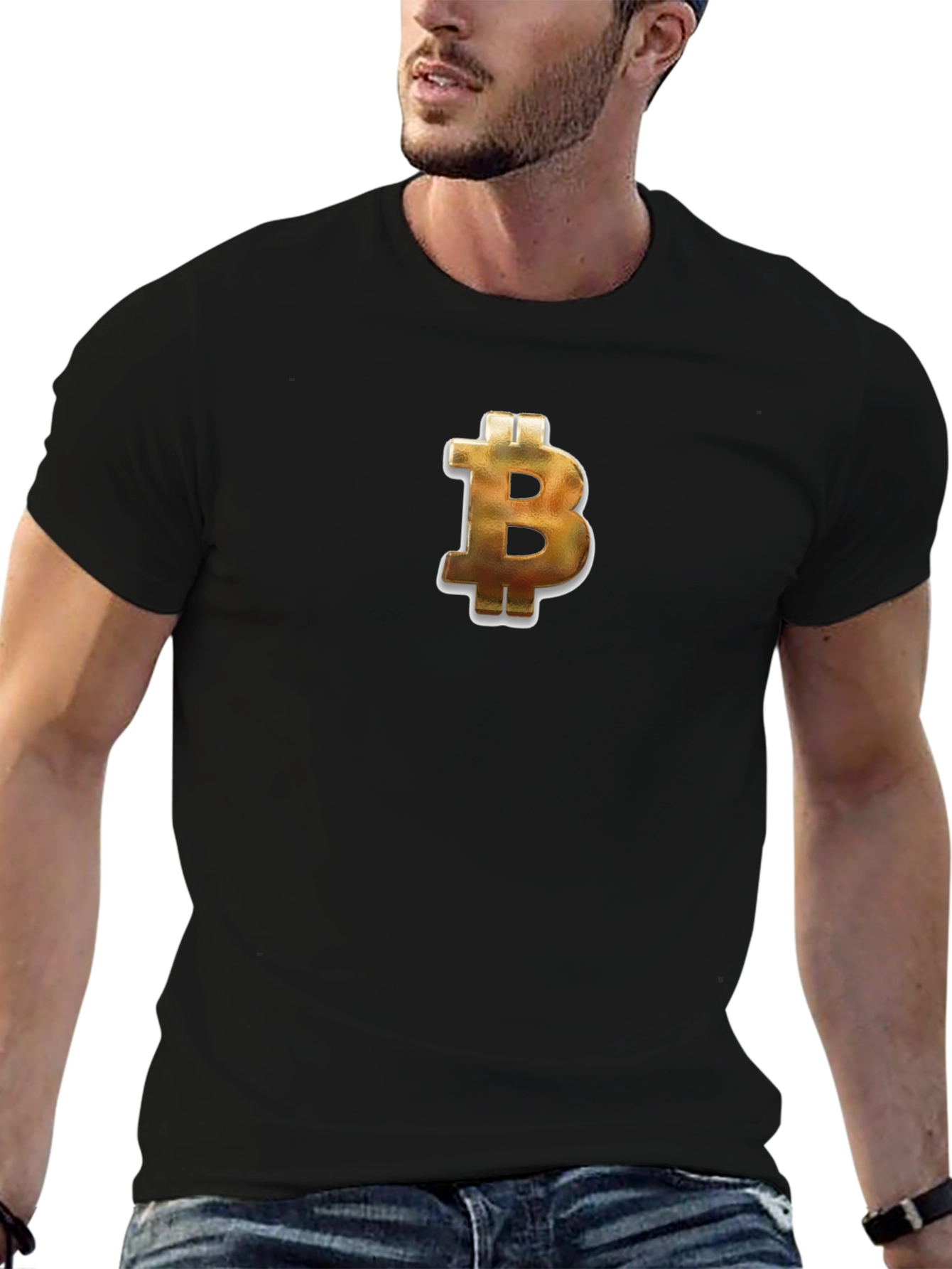 Bitcoin Graphic Tee - Black Crypto T-Shirt