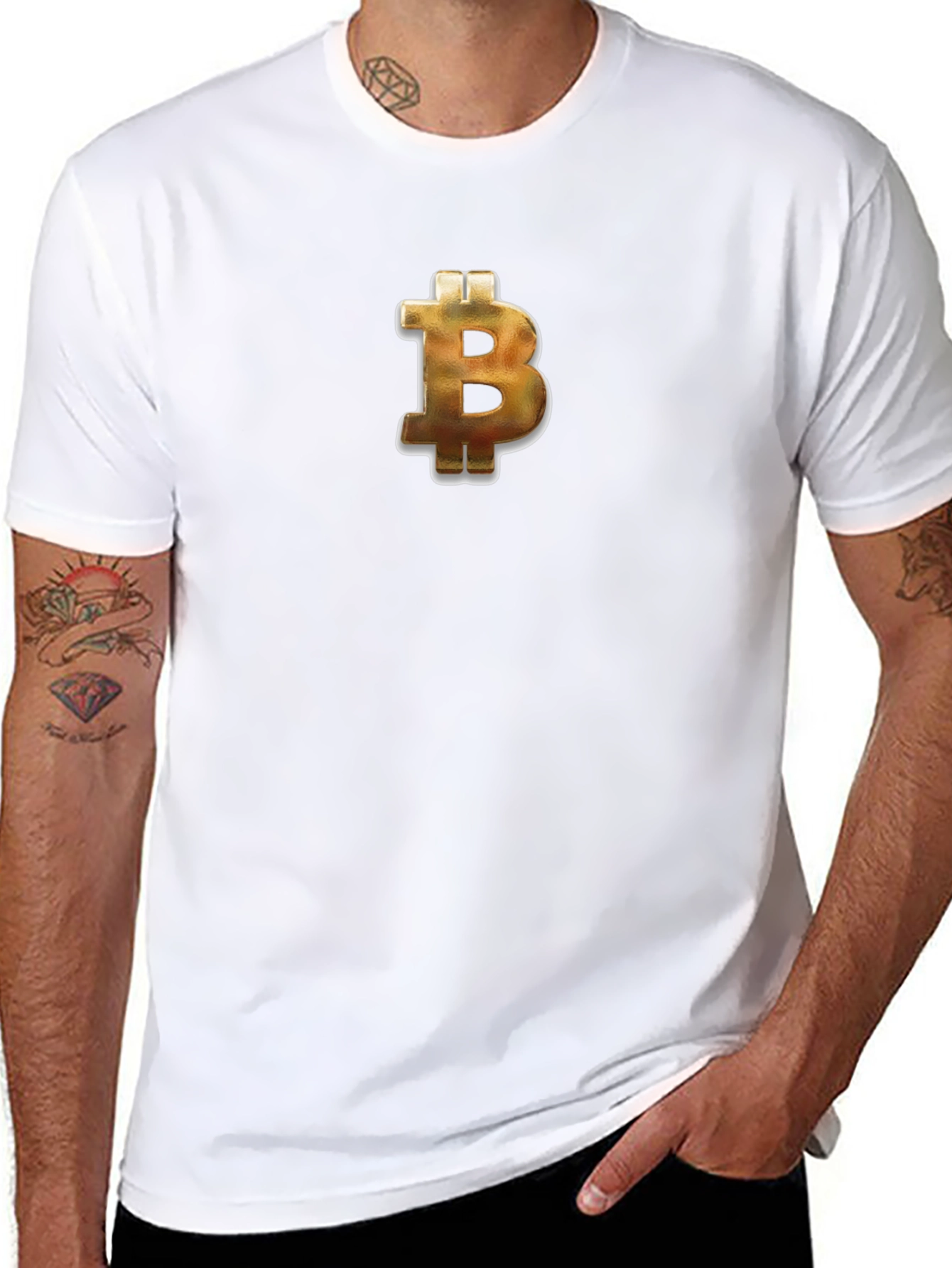 Bitcoin Graphic Tee - Black Crypto T-Shirt