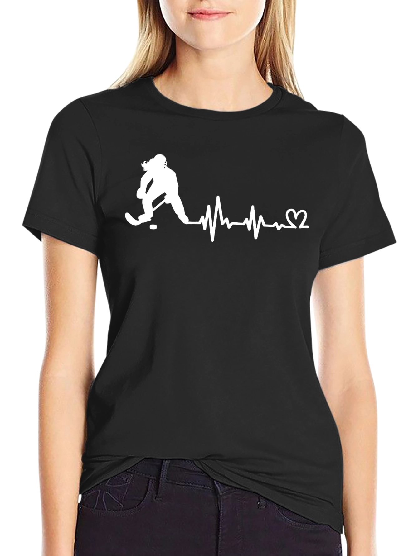 Hockey Heartbeat T-Shirt - Love for the Game!