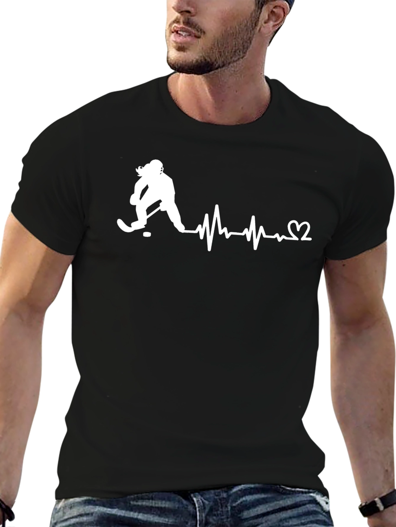 Hockey Heartbeat T-Shirt - Love for the Game!