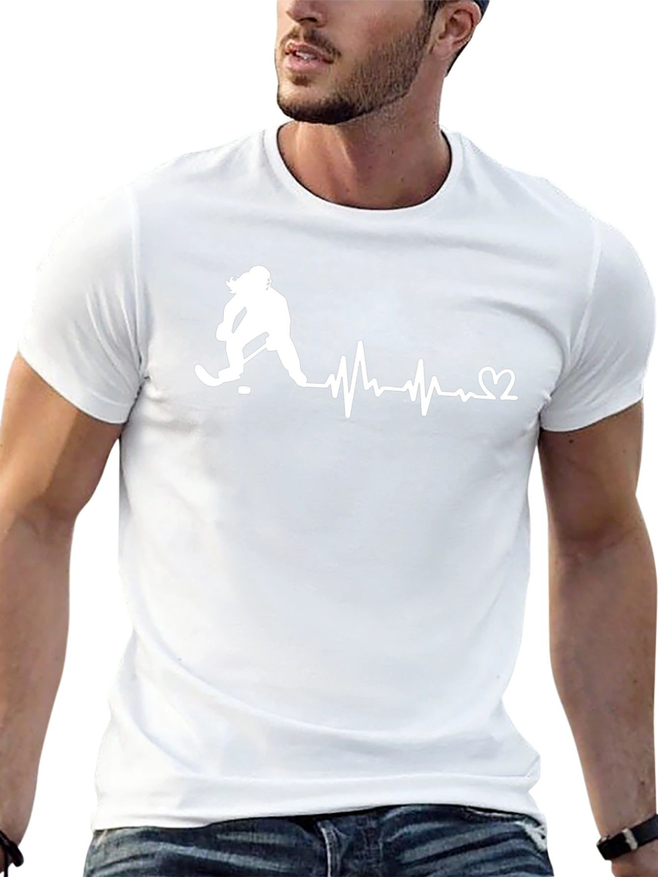 Hockey Heartbeat T-Shirt - Love for the Game!