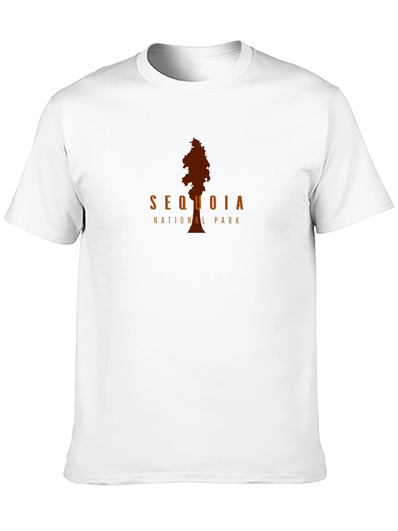 Sequoia National Park Tree Graphic Black T-Shirt