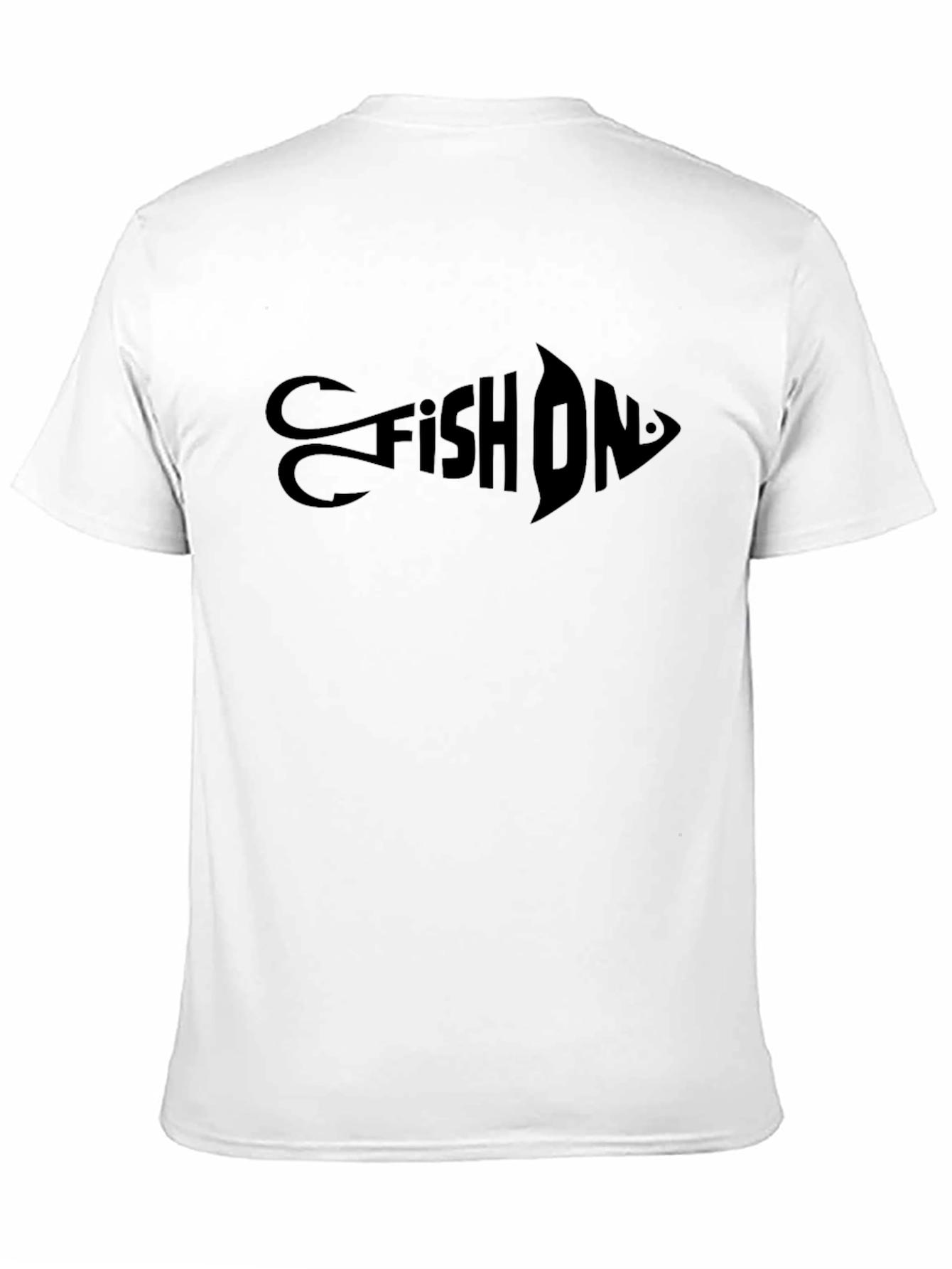 Fish On Black Graphic T-Shirt