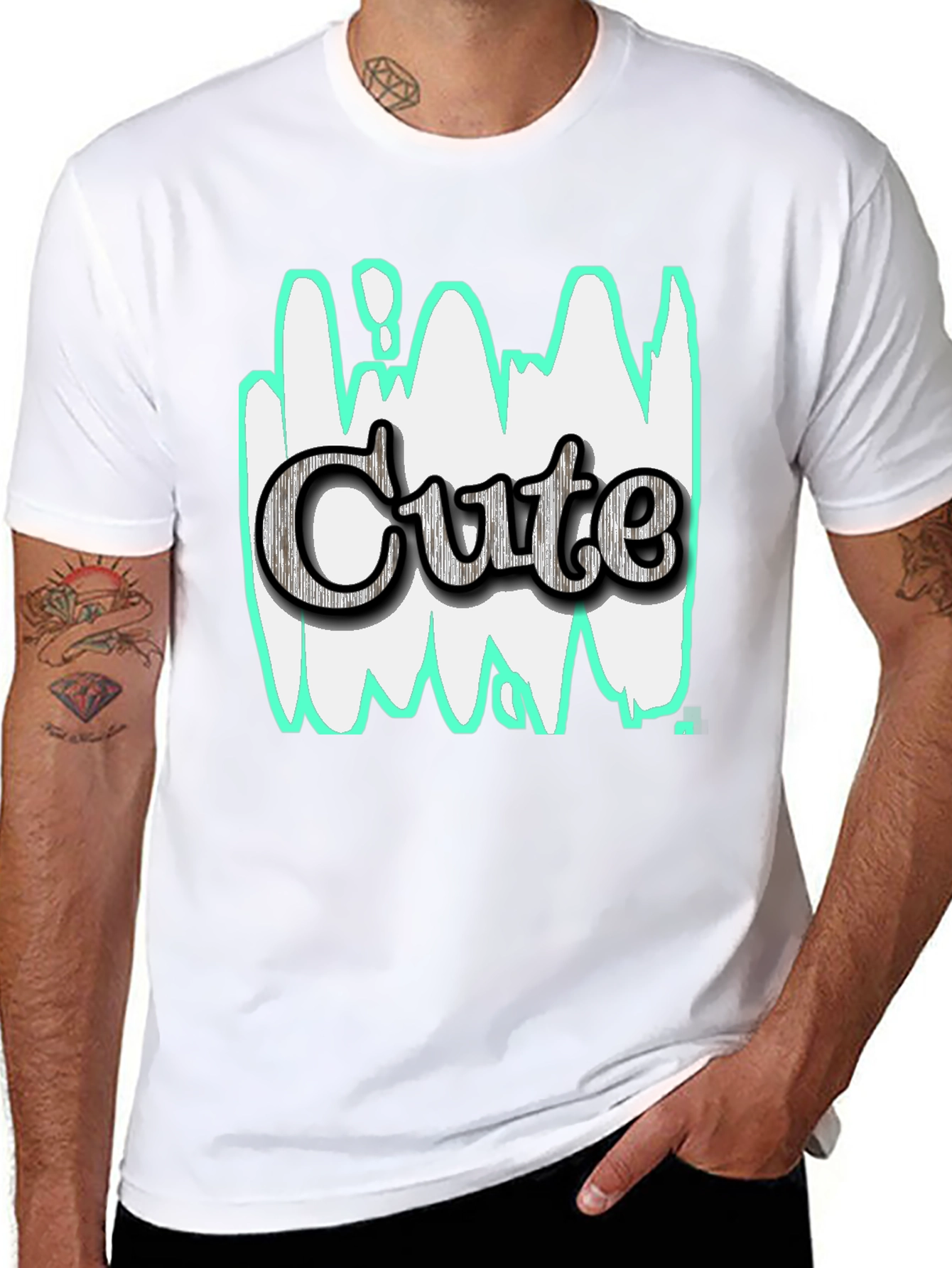 Cute Graphic T-Shirt - Stylish Casual Wear