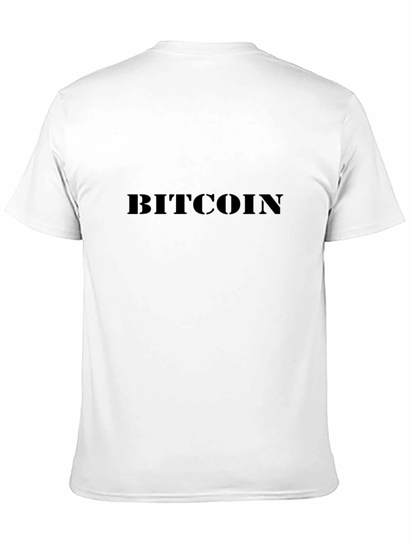 Bitcoin Black T-Shirt - Crypto Currency Design