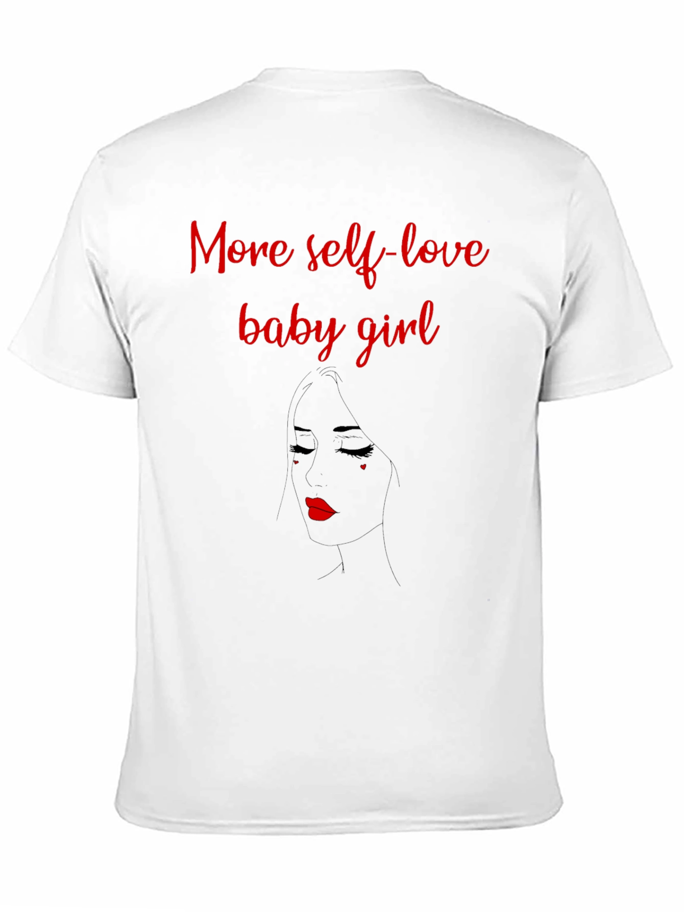 Self-Love Baby Girl Graphic Tee - Black