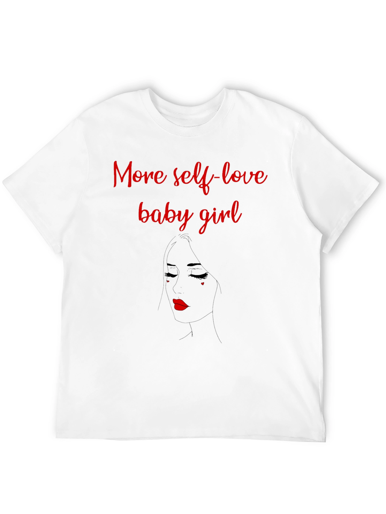 Self-Love Baby Girl Graphic Tee - Black