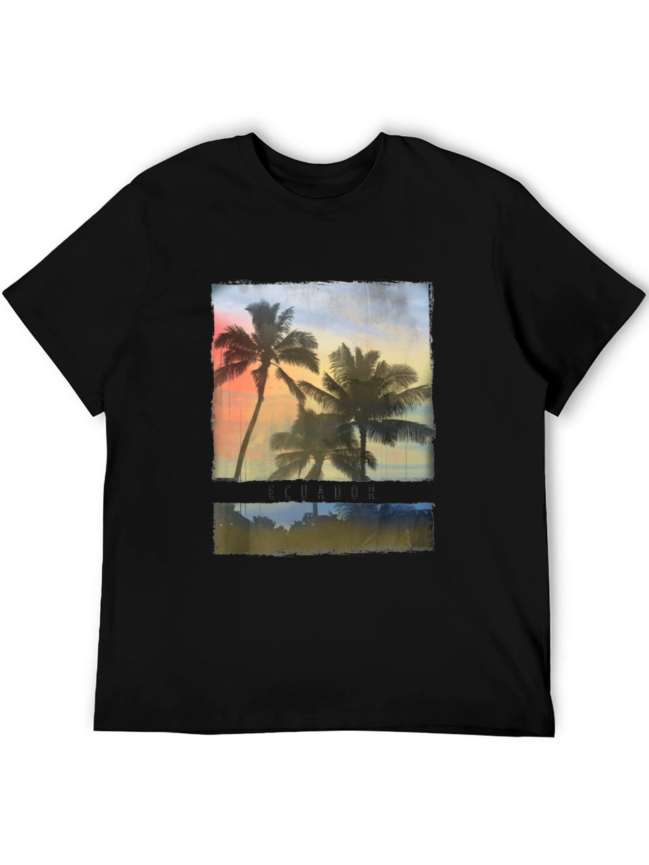 Ecuador Palm Tree Graphic T-Shirt
