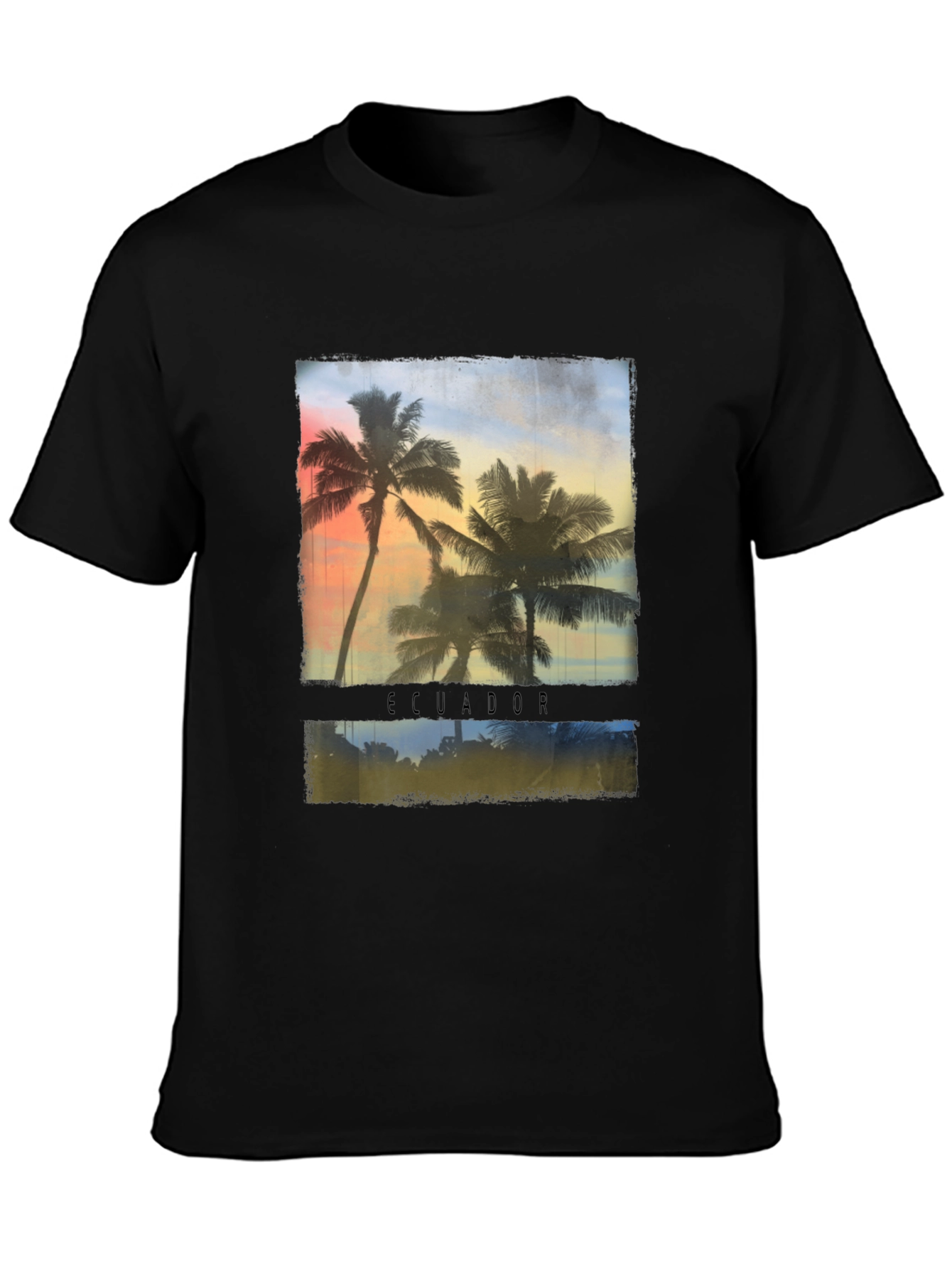 Ecuador Palm Tree Graphic T-Shirt