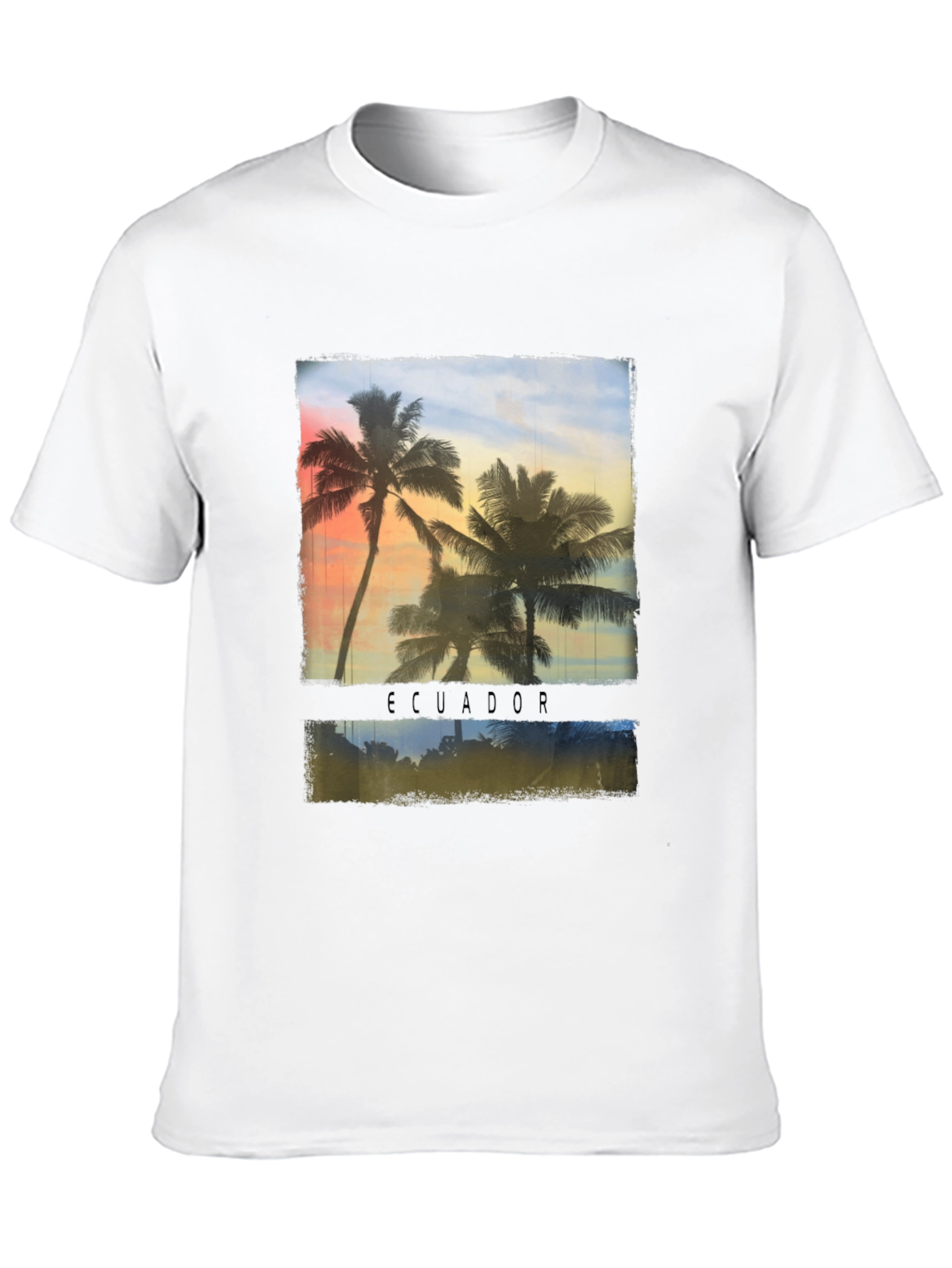 Ecuador Palm Tree Graphic T-Shirt