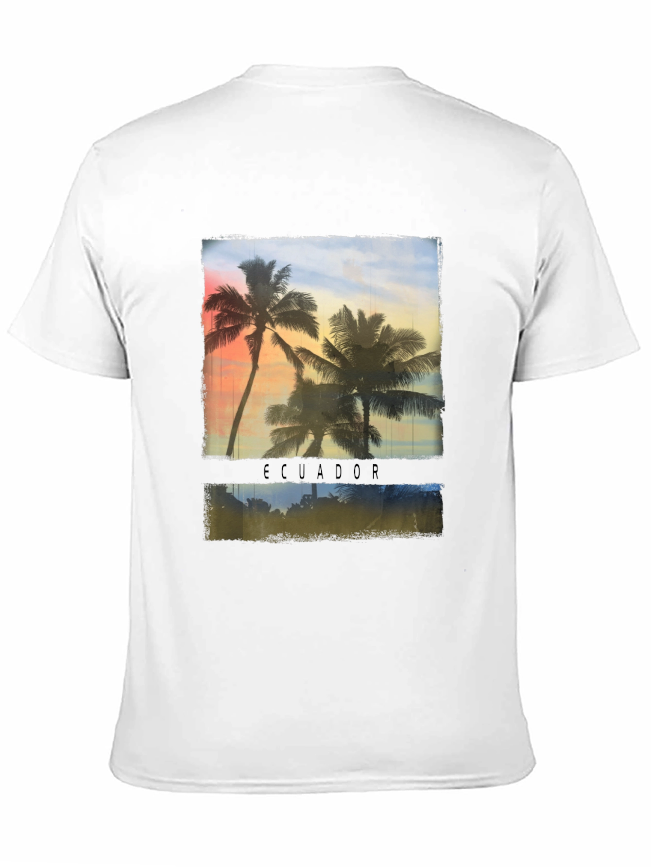 Ecuador Palm Tree Graphic T-Shirt
