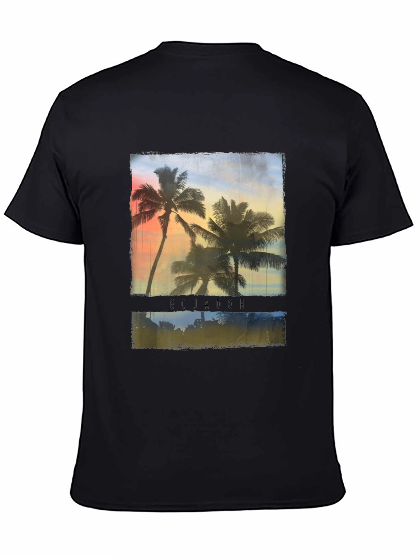 Ecuador Palm Tree Graphic T-Shirt