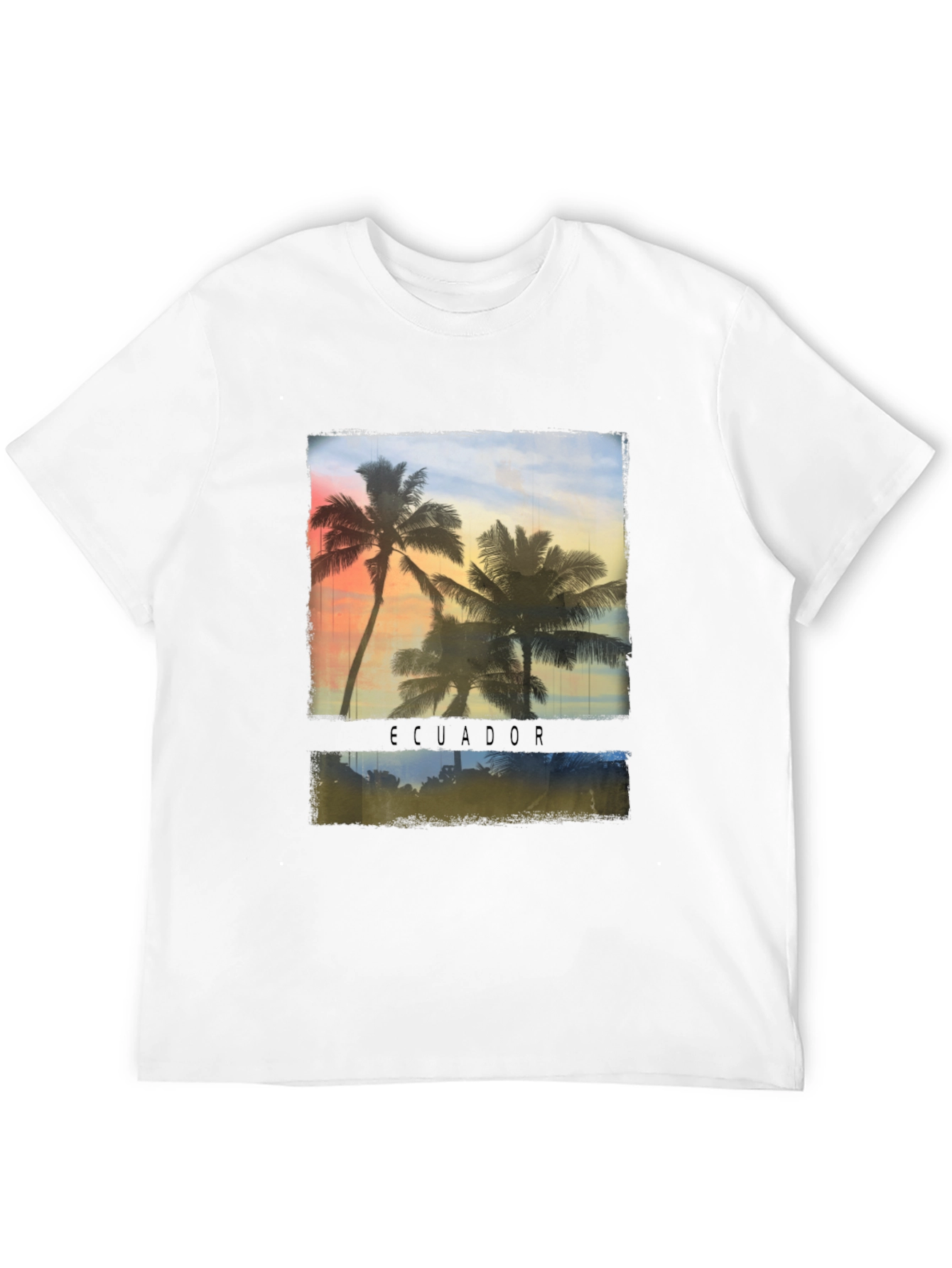 Ecuador Palm Tree Graphic T-Shirt