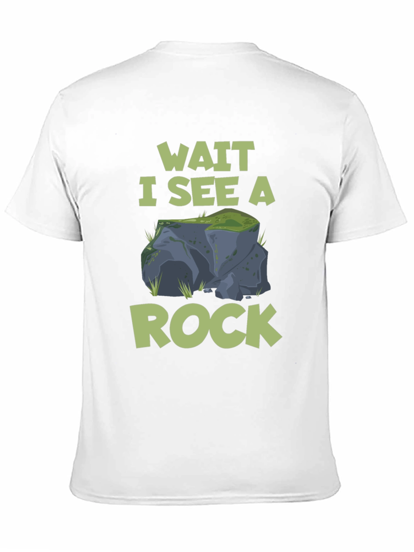 Wait I See A Rock T-Shirt Funny Geologist Tee