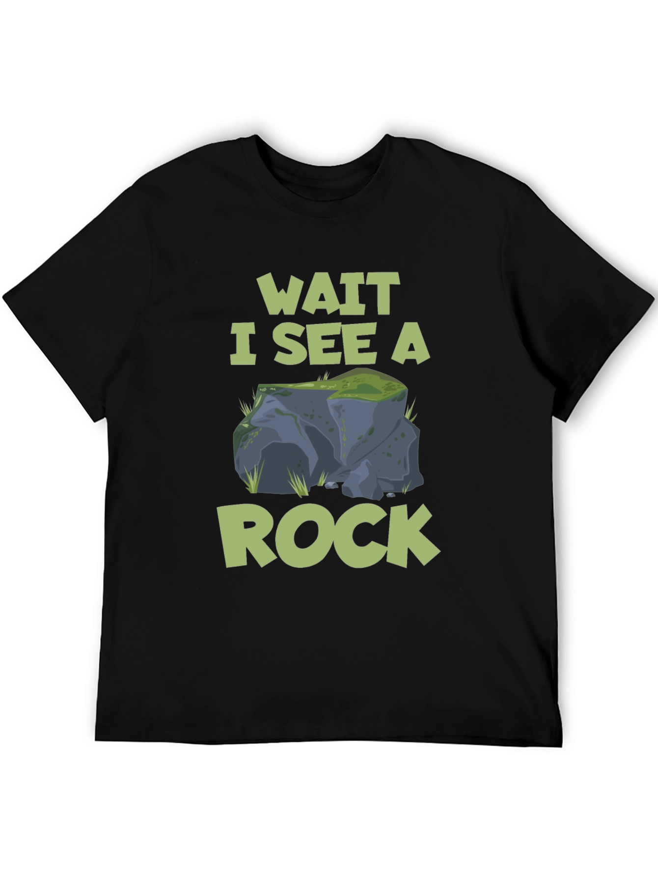 Wait I See A Rock T-Shirt Funny Geologist Tee